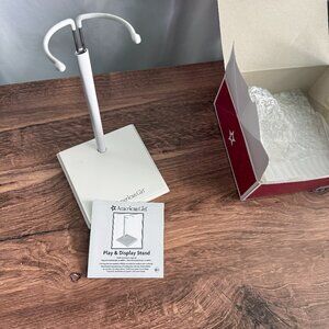 American Girl Doll Play & Display Stand 18” w Box EUC